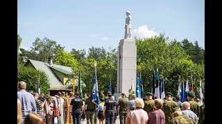 Petserimaa Vabadussõja monument Värskas avamise üritus