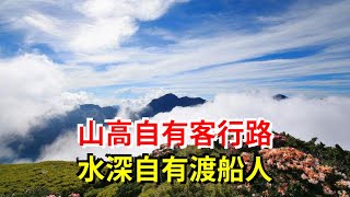 山高自有客行路，水深自有渡船人