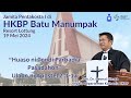 Khotbah Kadep Koinonia HKBP  - 19 Mei 2024 | Pdt. Dr. Deonal Sinaga - HKBP Batu Manumpak