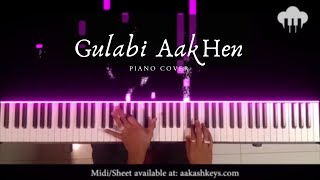 Gulabi Aakhen | Piano Cover | Mohammed Rafi | Aakash Desai