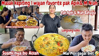 MASAK KEPITING KUAH PEDAS 1 WAJAN FAVORITE P APIK \u0026 M NIAH‼️Resep Mendol tempe busuk \u0026 dadar jagung