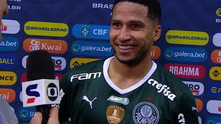 Olha o que ele disse / entrevista do Craque do jogo / Palmeiras X Atlético MG Noticias do Palmeiras
