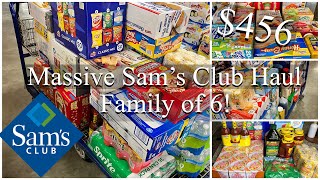 MASSIVE SAM'S HAUL FOR FAMILY OF 6| SHOP WITH ME| HOW I SHOP FOR MY LARGE FAMILY