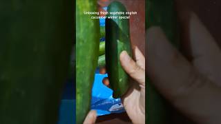 Unboxing organic fresh vegetable cucumber winter special #unboxing #vegetables #cucumber #organic