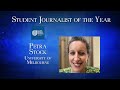 2021 Quills: Student Journalist of the Year