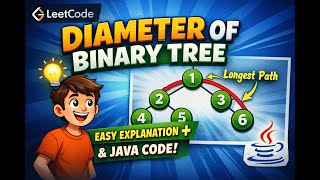 LeetCode 543 Explained | Diameter of Binary Tree | Java | Interview Ready