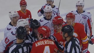 Tom Wilson \u0026 Rasmus Andersson 🚫 Unsportsmanlike Conduct 🚫