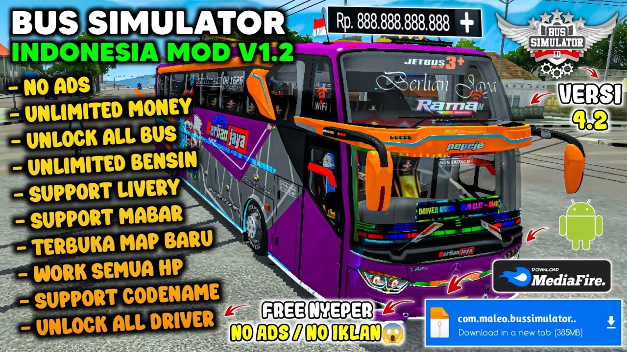 Bussidвђјпёџ Bus Simulator Indonesia Mod Apk Versi 4 2 Terbaru 2024 Free