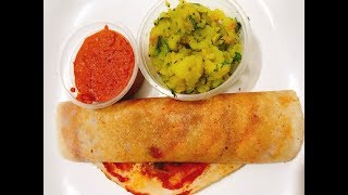 Masala Dosa recipe | Red Chutney | Breakfast recipes | Sheetal's Kitchen