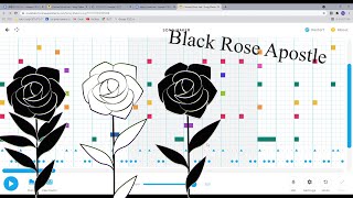 学校の授業で使ったソフトで曲作った　世阿弥（Tatsh）Black Rose Apostle　【Song Maker Chrome Music Lab】