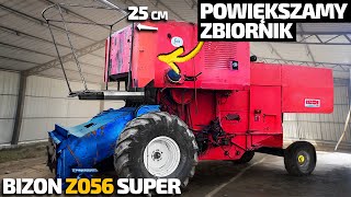 BIZON Z056 SUPER - Powiększamy ZBIORNIK na ZIARNO | Nowy PODEST Kabiny NAGLAK