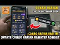 Combo Harian Hamster Kombat Hari Ini 13 - 14  September 2024 | Kombo Harian Hamster Kombat Terbaru