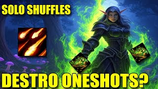 64% MASTERY DESTRUCTION WARLOCK ONESHOTS FULL MASTERY GEAR | 11.0.7 The War Within PvP