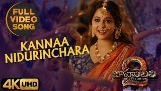 Kanna Nidurinchara Full HD Video Song  Bahubali 2