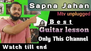SAPNA JAHAN Guitar Lesson by Atharva Sharma | Sonu Nigam | Neeti Mohan