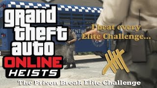 【GTA5】 脱獄大作戦エリートチャレンジ （囚人）The Prison Break Heist Elite Challenge (Prisoner's POV) - FINALE 【PS4】