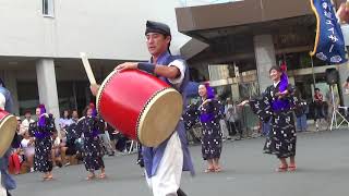 中野チャンフェス'18 区役所前 中野新道エイサー 3-3