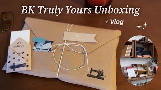 Baum-kuchen Truly Yours Unboxing & Vlog ☆ Custom Traveler's Notebook