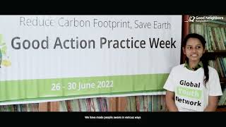 Global Youth Network | Good Action Practice Week | Reduce Carbon Footprint Save Earth | Gulshan CDP