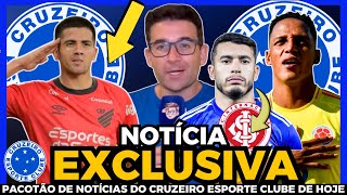 EXCLUSIVO🚨 PACOTÃO DE NOTÍCIAS DO CRUZEIRO COM ATUALIZAÇÕES SUPER IMPORTANTES DE HOJE