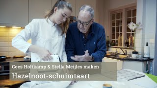 Hazelnootschuimtaart van Cees & Stella