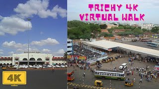 TRICHY Walking Tour Part 02 - 4K Virtual Walking