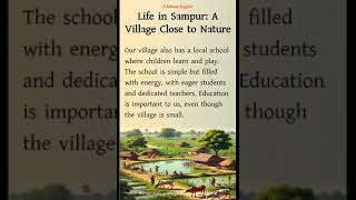 Life in Sampur: A Village Close to Nature: Podcast to learn English