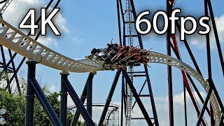 Maxx Force 4K off-ride @60fps Six Flags Great America