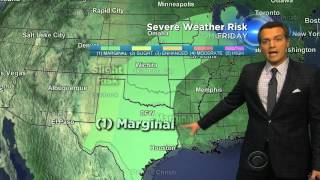 5-27-15 CBS Evening News Weather Report