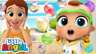Bubbles Song | Little Angel Kids Songs & Nursery Rhymes