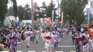 2015第26回北奥羽ナニャドヤラ大会流し踊り【大野中学校】洋野町