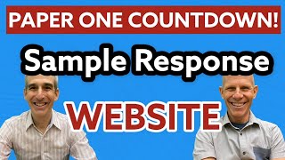 Countdown to Paper One - Website - Sample Response