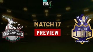 Lahore Qalandars vs Quetta Qladiators full match highlights | match 17th