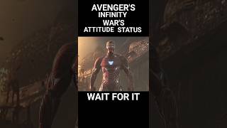 AVENGER'S INFINITY WAR'S Attitude  Stutus 😉 || #AvengersInfinityWars#Marvel  #Attitude #shorts