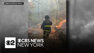 FDNY در Inwood آتش برس را می گیرد