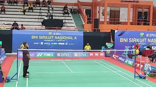 BNI SIRNAS A 🏸 purwokerto , Idham (power Rajawali) VS Jaden (Exist) MS-19 Semi-final