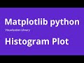 Histogram Plot - How to Create Histogram plot in Python using Matplotlib