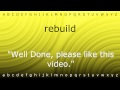 How to say 'rebuild' with Zira.mp4