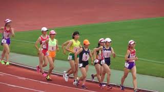 2018京都IH陸上　女子5000ｍW決勝　西京高校ダイジェスト