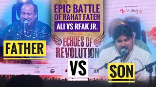 Rahat Fateh Ali vs his Son || Epic Battle on Tumhe Dillagi bhul jane paraygi | Bangladesh 🇧🇩