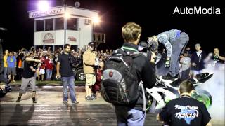 Burnout and a Backflip at the TX2K13 Night Meet!