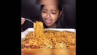 🤣 FUNNIEST mukbang moments | 2x spicy 🔥 noodles | indian food eating show challenge