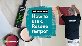 Paint like a Pro - How to use a Resene testpot