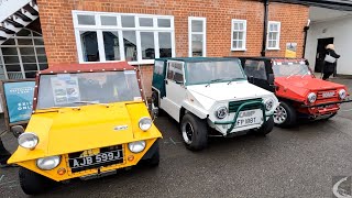 Brooklands Mini Day '23. Chris and the Mini Scamp