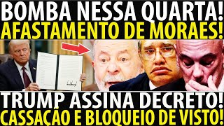 BOMBA URGENTE! MORAES AFASTADO! TRUMP TERMINA A BRINCADEIRA! ACABOU A PALHAÇADA!