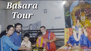 Basara Tour|| Aksharabyasam at Basara Gnana Saraswati Temple || One day Basara Trip Vlog