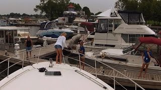 Docking At Peterborough Marina - Sit Back Sunday GoPro Boat Cruise