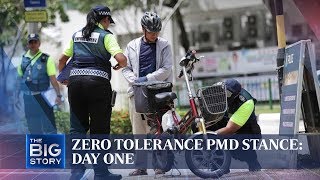 First day of zero tolerance PMD stance | THE BIG STORY | The Straits Times