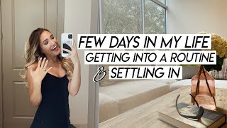 DAYS IN MY LIFE | getting into a routine, settling into our home, and enjoying married life!