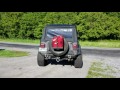 1993 jeep wrangler yj 4.0 flowmaster 40 series exhaust